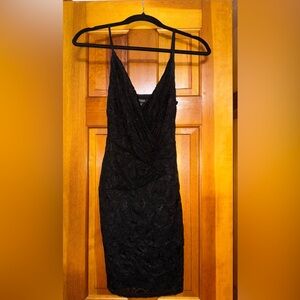 Black lace dress